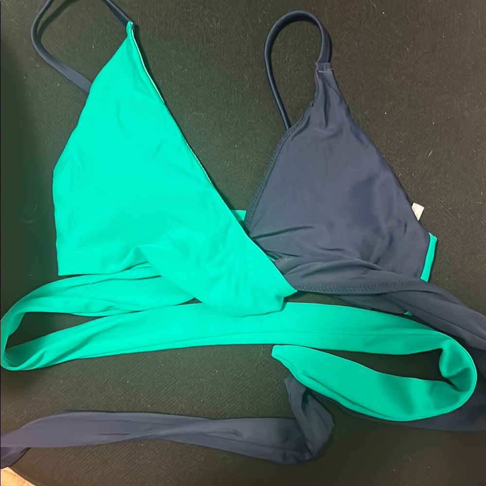 Aerie wrap bathing suit top